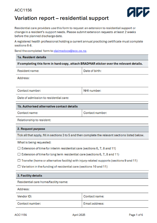 Cover page of ACC1156