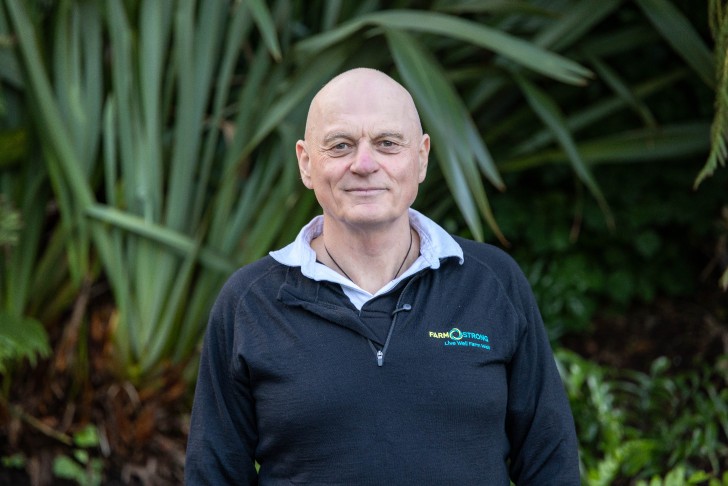 A close-up photo of Gerrard Vaughan, Farmstrong programme director