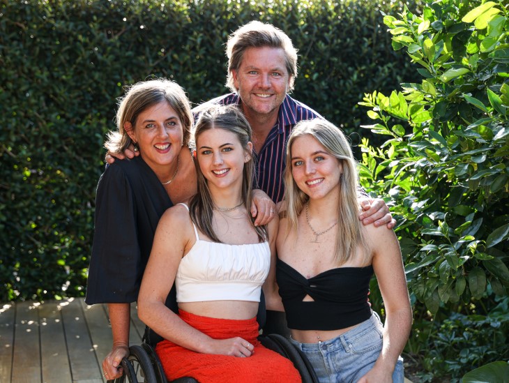 Jamie Astwood and her family. 